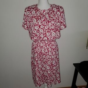 Via Saint Andrea Vintage 80's Front Button Dress